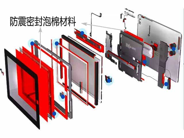 泡棉材料在平板電腦上的應用